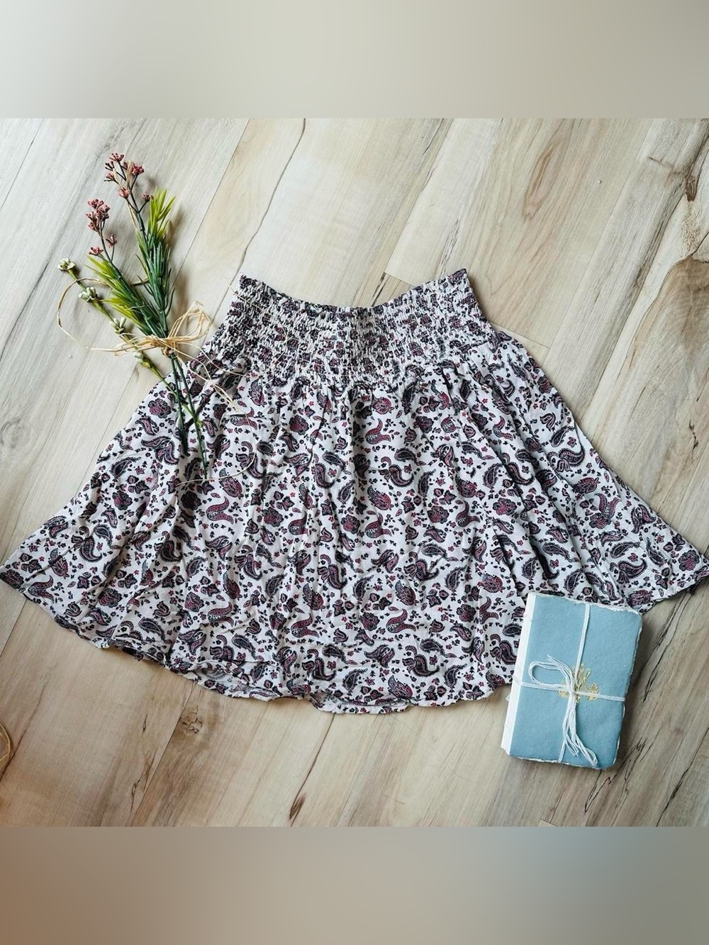 Paisley Cottagecore Skater Skirt